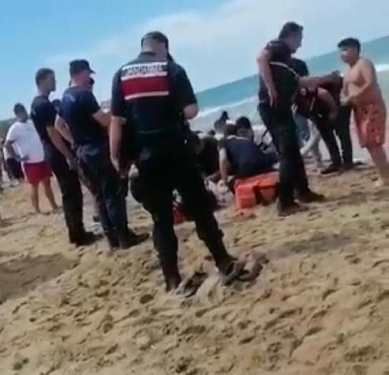 Sarıyerde boğulma tehlikesi geçiren 4 kişiyi jandarma kurtardı