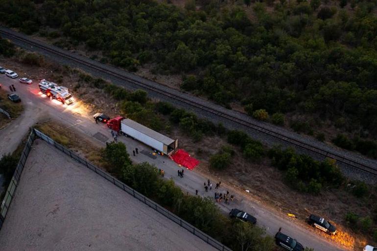 Son dakika haberi: ABDde bir TIRın kasasında 46 ceset bulundu