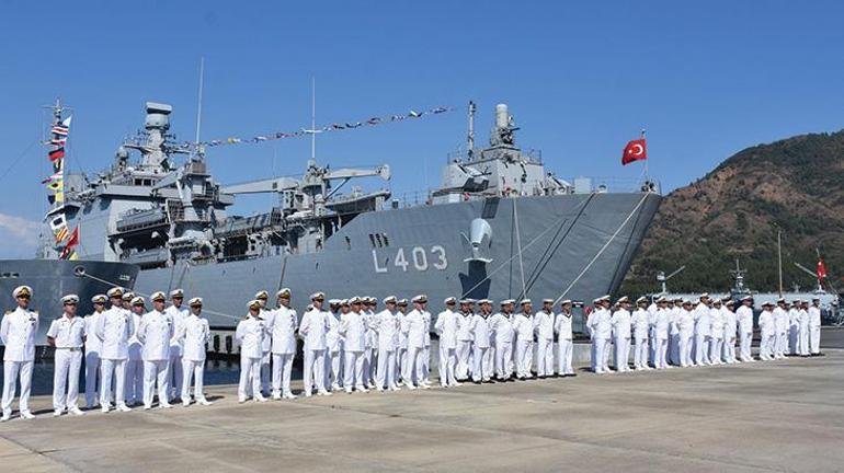 NATO Daimi Mayın Karşı Tedbirleri Deniz Görev Grubu-2nin komutası Türkiyeye geçti