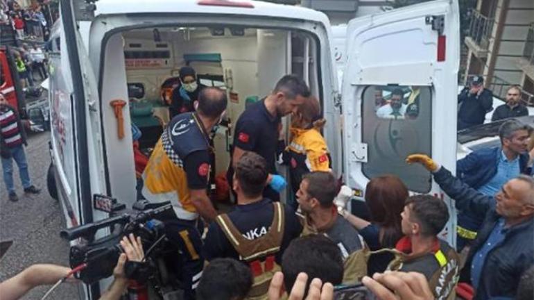 Ankarada sağanak Su basan binada 1 kişinin cansız bedenine ulaşıldı