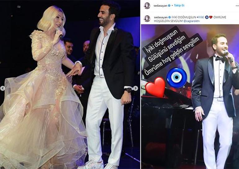 Seda Sayan eşi Çağlar Öktenin ailesiyle bir arada