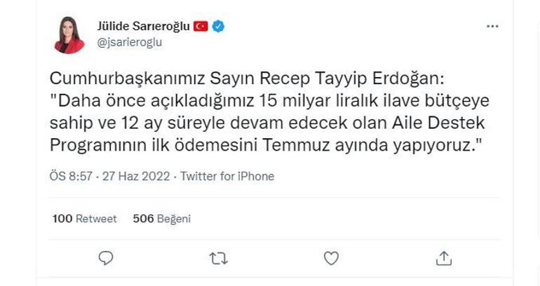 AİLE DESTEK PAKETİ ne zaman yatacak 2022, başvuru nasıl yapılacak || Türkiye Aile Destek Programı ne zaman sonuçlanır, aile destek paketinde ne kadar verilecek