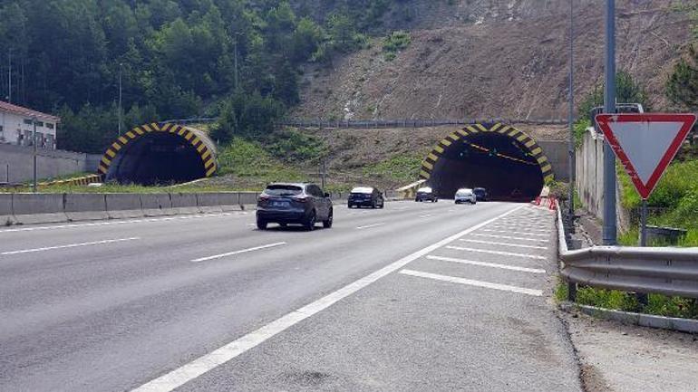 Bayram tatili öncesi Bolu geçişinde akıcı yoğunluk