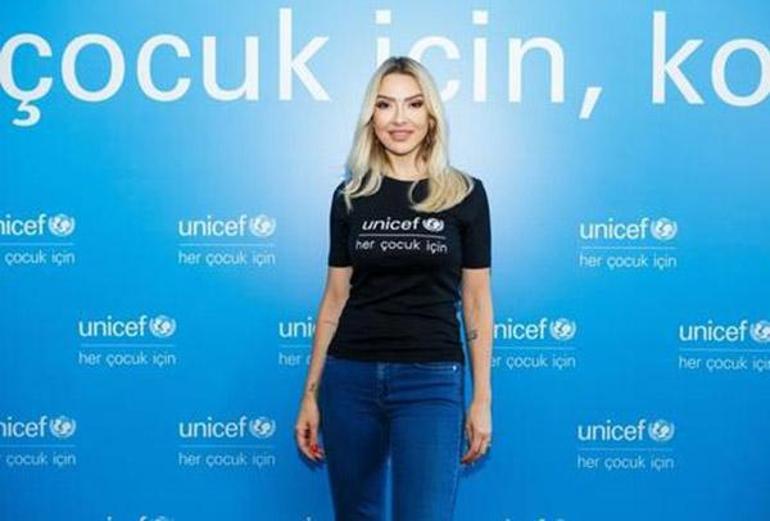 UNICEF Türkiyeden Hadiseye önemli görev