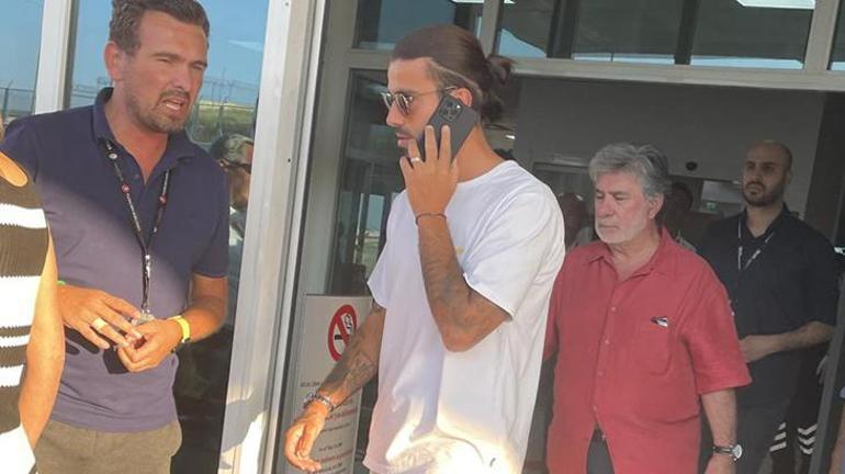 Galatasarayın yeni transferi Sergio Oliveira, İstanbula geldi