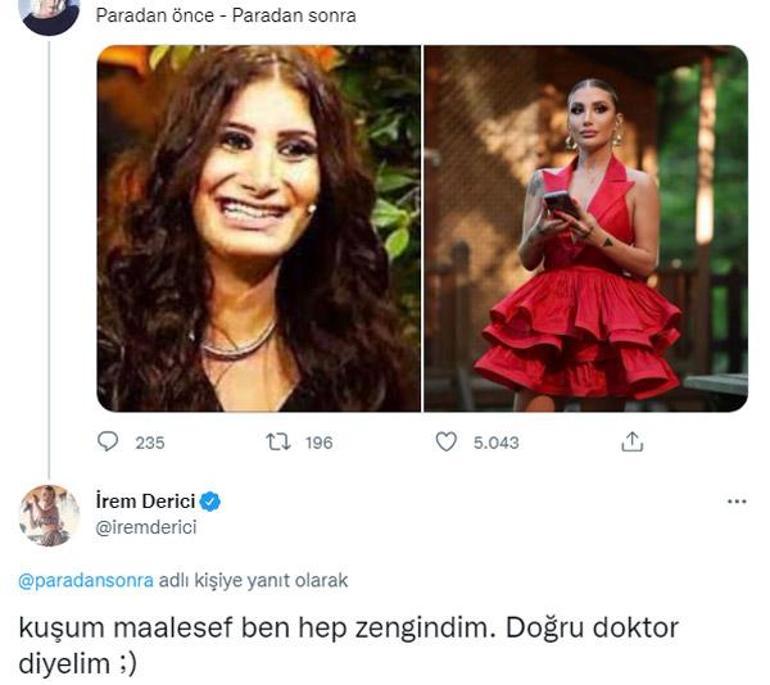 İrem Derici: Maalesef ben hep zengindim