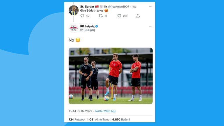 Leipzigten sürpriz Sörloth kararı Fenerbahçe istiyor