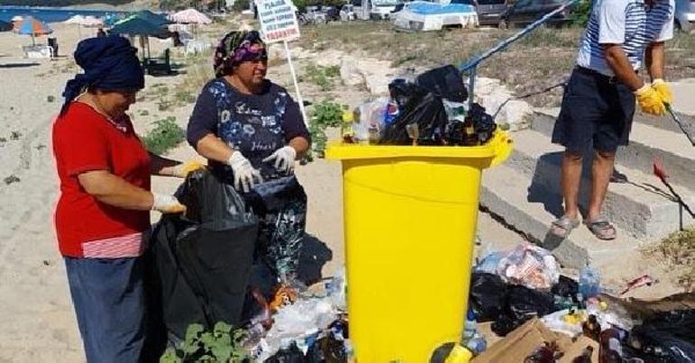 Keşanda 3 günde 150 kamyon çöp toplandı, belediye başkanı tatilcileri uyardı