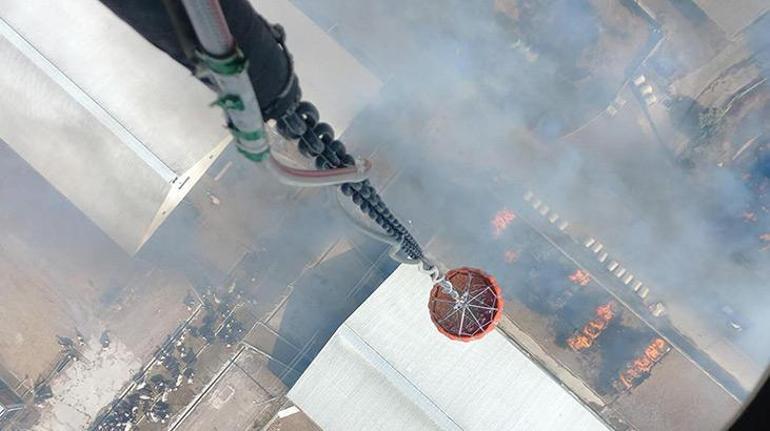 İzmir Bergamada makilik yangını