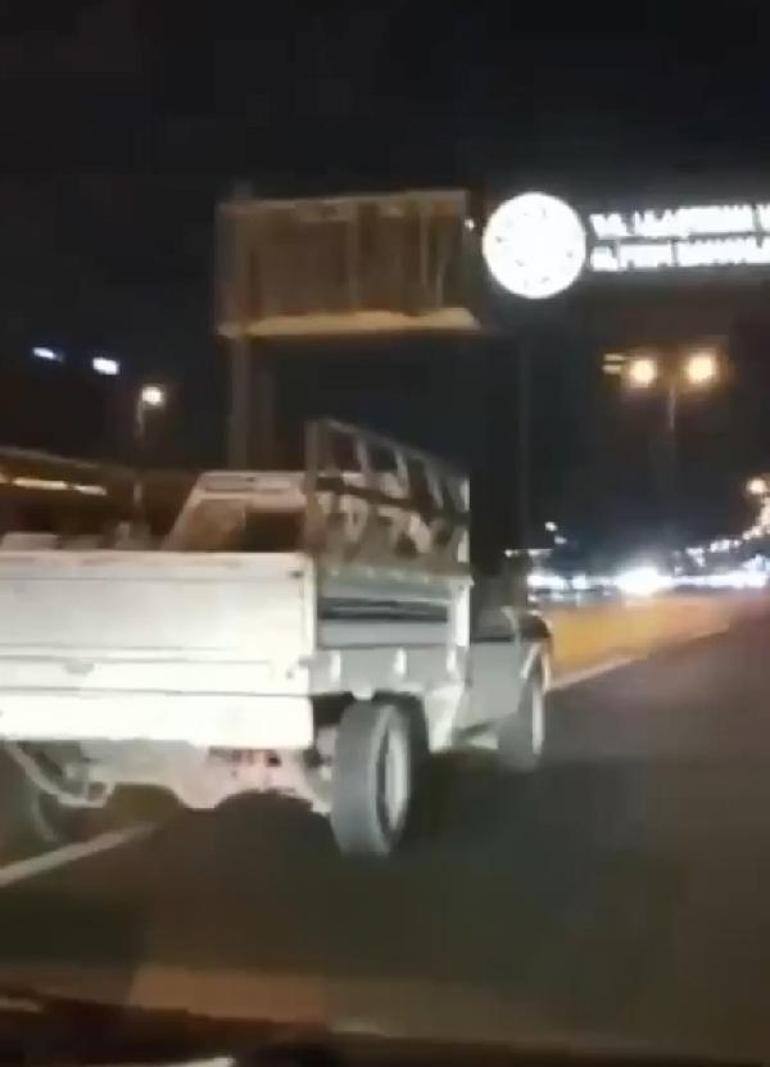 Ümraniyede otomobiline çarpıp kaçan aracı kilometrelerce kovaladı