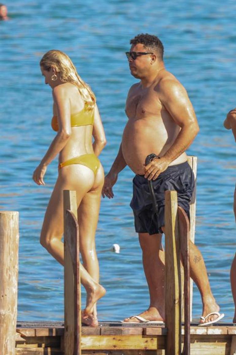 Ronaldonun tatildeki görüntüsü dikkat çekti Verdiği kilolar geri geldi