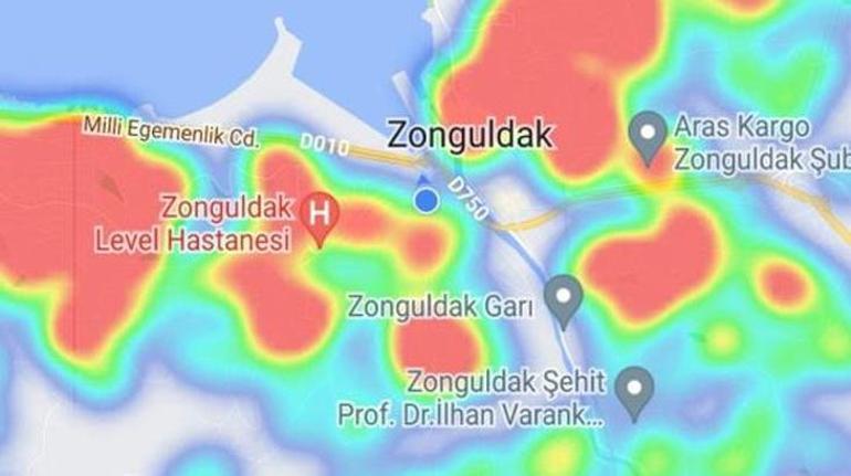 Koronavirüs vakaları arttı Kentte harita kırmızıya döndü