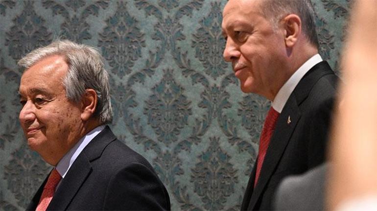 İstanbulda tahıl koridoru imzası  Guterres: Erdoğanın ısrarlı çabalarıyla oldu