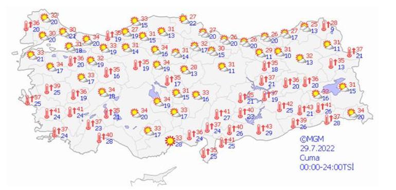 Meteoroloji yeni raporu yayımladı Hafta ortasında değişiyor