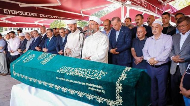 Cumhurbaşkanı Erdoğan, Rasim Özdenörenin cenaze törenine katıldı