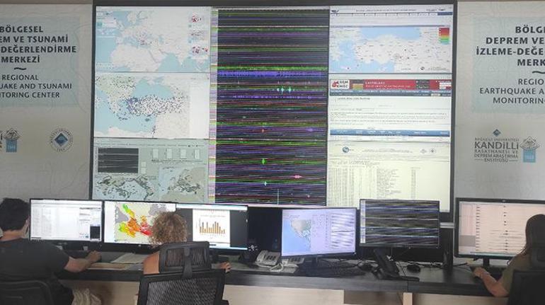 Kandillide deprem ve tsunami nöbeti 38 mesaj yayınlandı