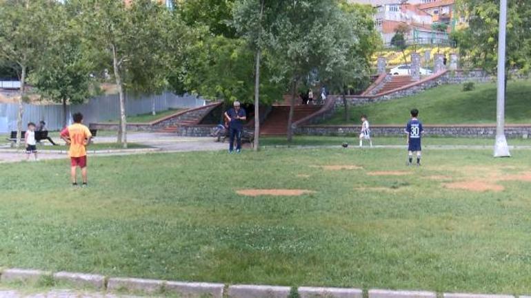 Bahçelievlerde parkta oynayan çocuğa pitbull saldırdı