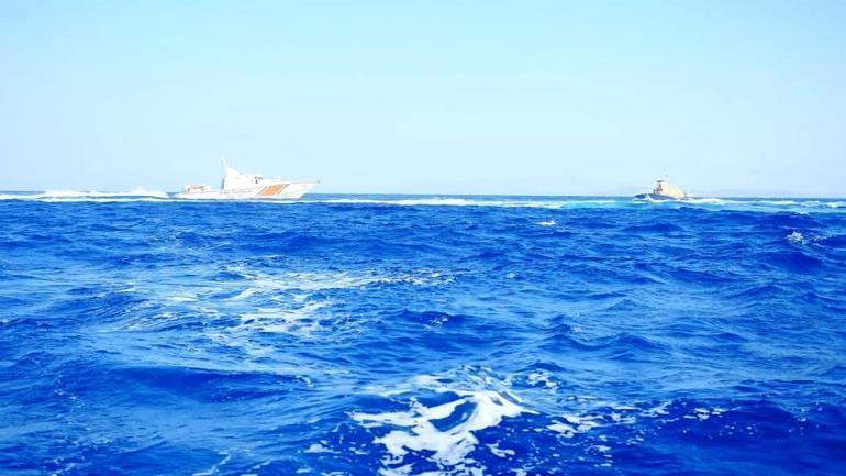 Yunanistandan Egede taciz Sahil Güvenlik müdahale etti