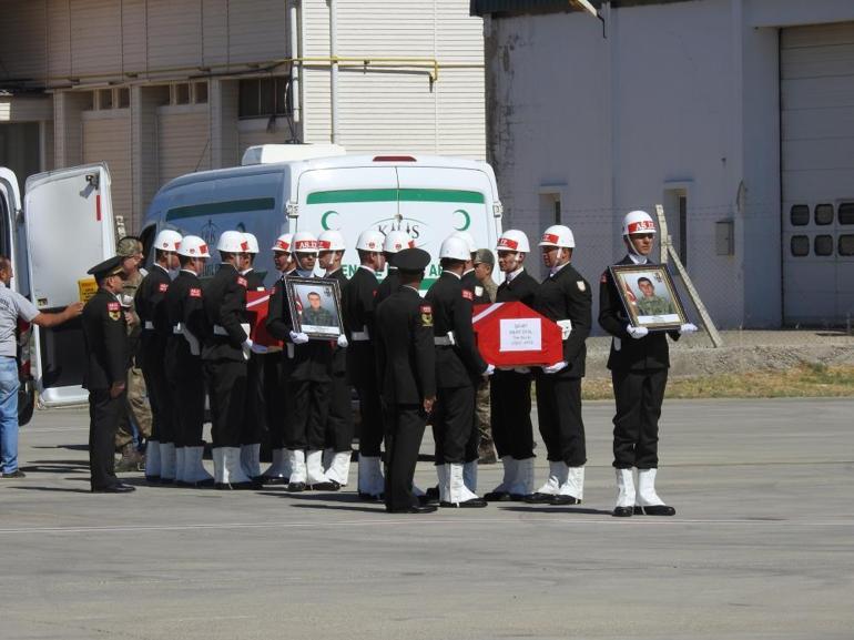 Şehitlerin cenazeleri memleketlerine gönderildi