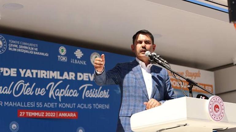 Bakan Kurum Çamlıderede açılış töreninde konuştu: 100 yılda yapılabilecek yatırımları 20 yıla sığdırdık