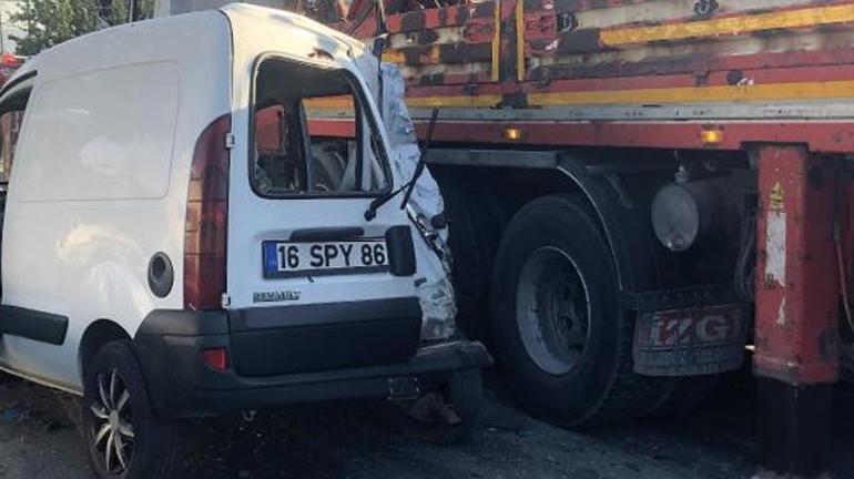 Bursada 7 aracın karıştığı zincirleme kaza: 1 ölü, 1 yaralı