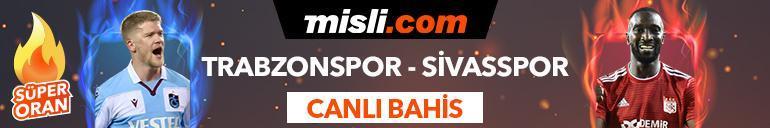 Trabzonspor - Sivasspor maçı Tek Maç, Süper Oran ve Canlı Bahis seçenekleriyle Misli.com’da