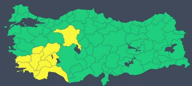 Kavurucu sıcak yerini yağmura bırakıyor Meteorolojiden 9 il için sarı alarm