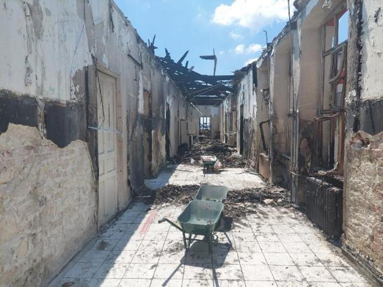 Balıklı Rum Hastanesinde yangın sonrası çalışma Son durum açıklandı
