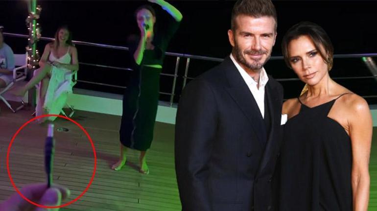 David Beckham, kızı Harper Beckhamla birlikte The Weeknd konserine gitti