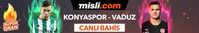 Konyaspor-Vaduz maçı canlı bahis seçenekleriyle Misli.comda