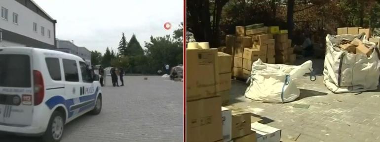 Banyo topu soruşturmasında yeni bilgiler İşte firma önünden görüntüler
