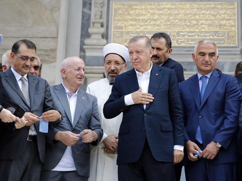 Cumhurbaşkanı Erdoğan, Ayazma Camii açılışına katıldı