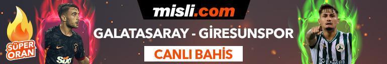 Galatasaray- Giresunspor maçı canlı bahis heyecanı Misli.comda