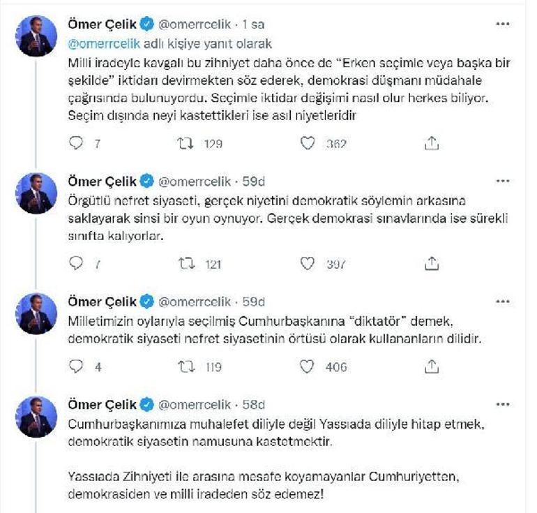 Çelik: Asıl diktatörlük, milli iradeye saygısızlıktır