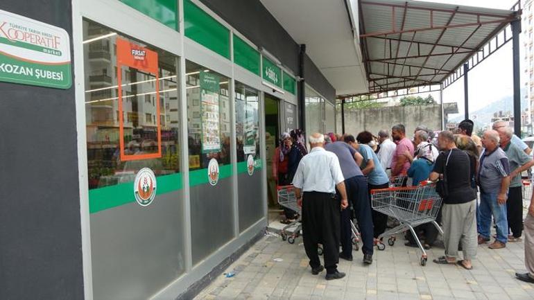 Tarım Kredi Marketlerinde indirim kuyruğu