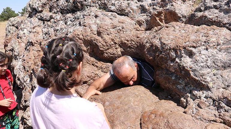 Hacıbektaş’ta delikli taş yoğunluğu Zor anlar yaşandı