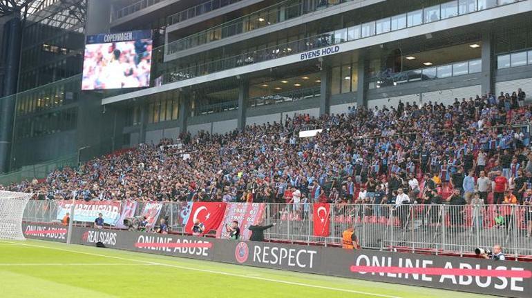 Kopenhagda 3 gol sesi, tur Trabzona kaldı Tribünlerden şaşkınlık yaratan ıslık