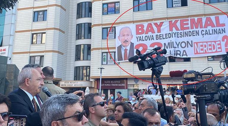 Kılıçdaroğluna pankartlı protesto