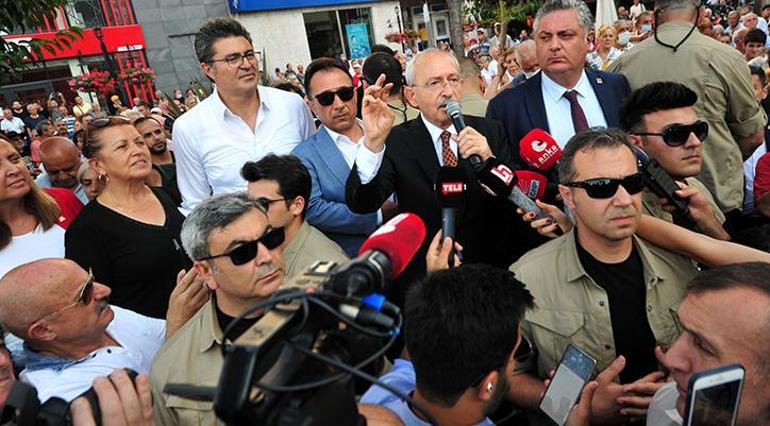 Kılıçdaroğluna pankartlı protesto