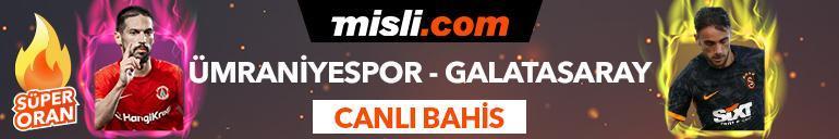 Ümraniyespor - Galatasaray maçı canlı bahis heyecanı Misli.comda