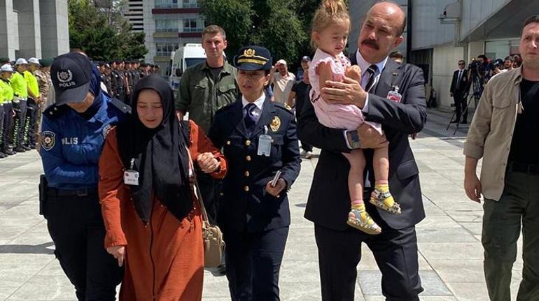 Şehit bekçi için İstanbul Emniyet Müdürlüğünde tören