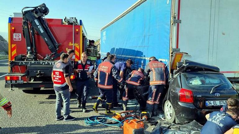 Ankarada korkunç kaza 4 kişi hayatını kaybetti