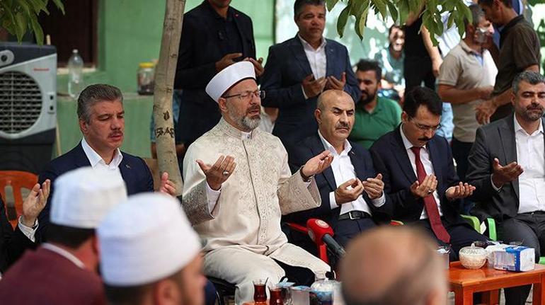 Diyanet İşleri Başkanı Erbaştan Mardinde taziye ziyareti