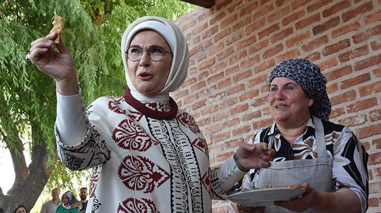 Emine Erdoğan, Gastronomi Festivalinde Tokat mutfağını gezdi