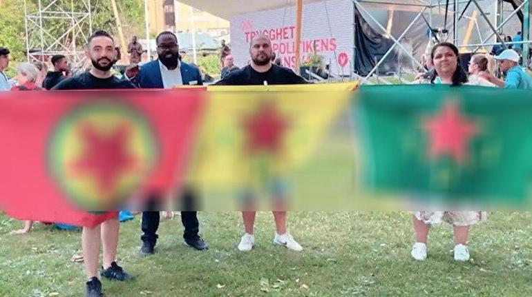 İsveçli milletvekillerinin PKK bayraklı görüntüsü kriz çıkardı