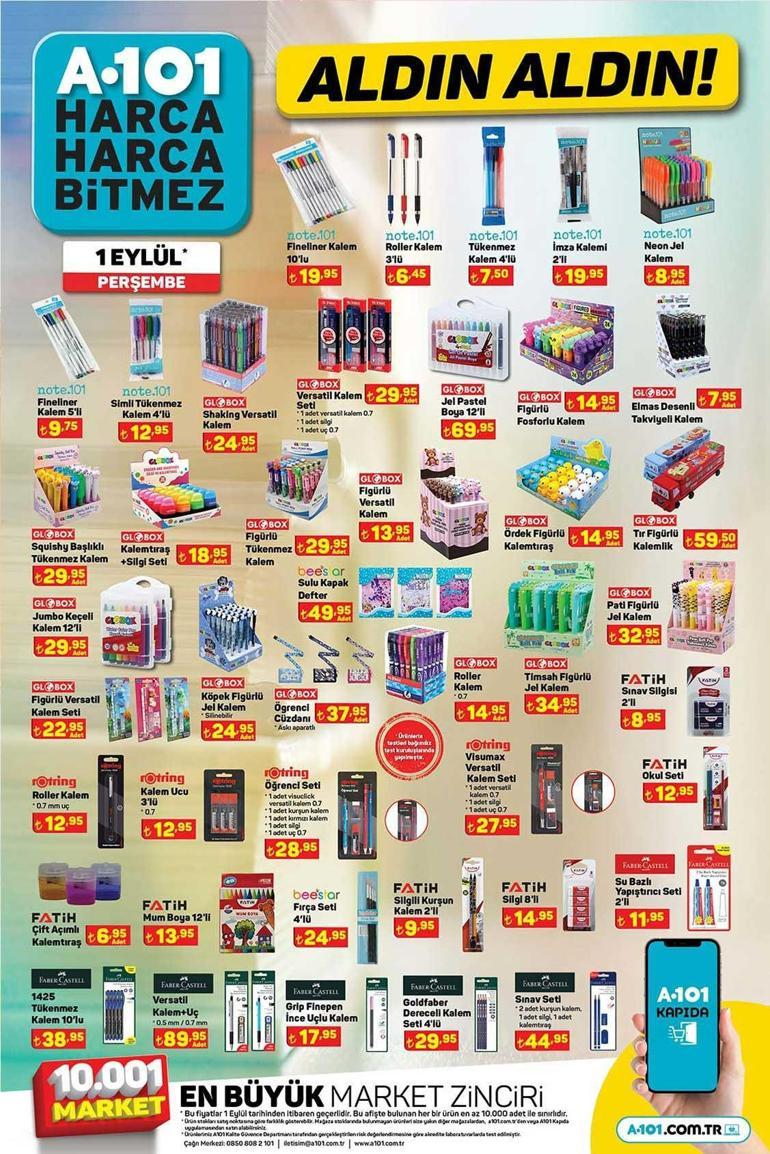 A101 Aldın Aldın aktüel ürünler kataloğunda yer alan ürünler satışa çıktı A101de bu Perşembe hangi indirimli ürünler var