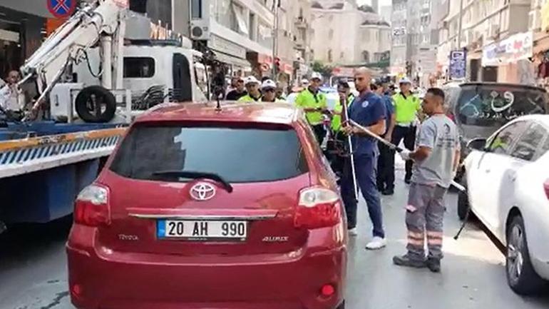 Alkollü sürücü polise yasaklı köpeğini saldırttı