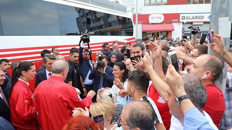 Cumhurbaşkanı Erdoğan, Samsun Büyükşehir Belediyesi’ni ziyaret etti