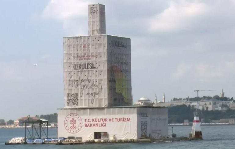 ‘Kız Kulesi yıkıldı’ iddialarına Müzeler Genel Müdürlüğü’nden yanıt