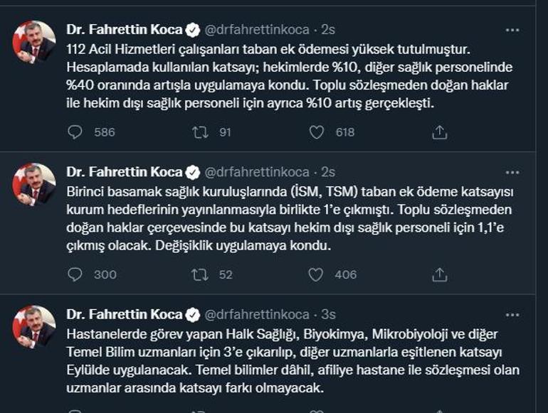 Bakan Kocadan katsayı farkı hakkında açıklama